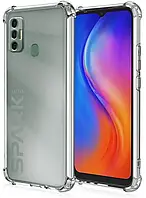 Силіконовий чохол Shockproof для Tecno Spark 7 (закрита камера)