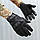 Рукавицітактичні з кісточками чорні Touch Screen, фото 3