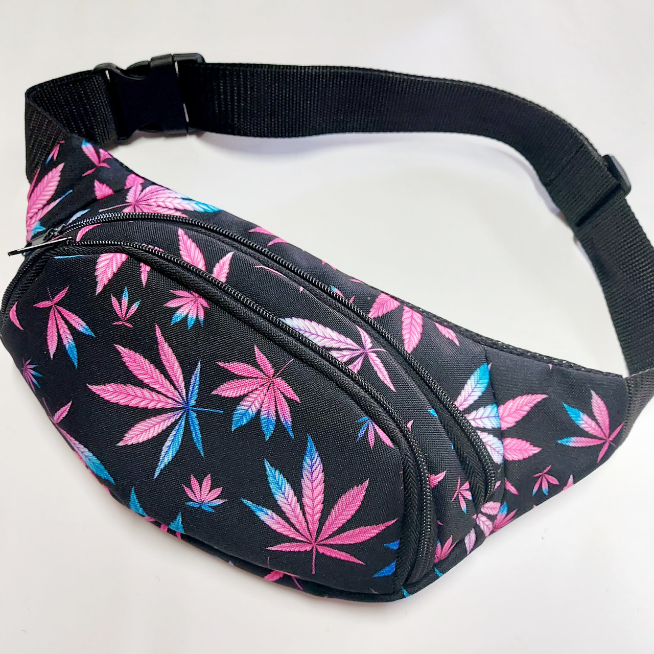 Поясна сумка бананка текстильна яскравий принт, фото 1