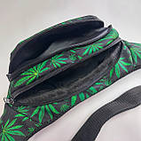 Поясна сумка бананка текстильна яскравий принт, фото 4