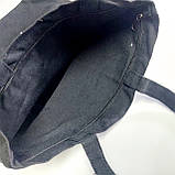 Сумка-шопер із малюнком на блискавці котон, фото 5