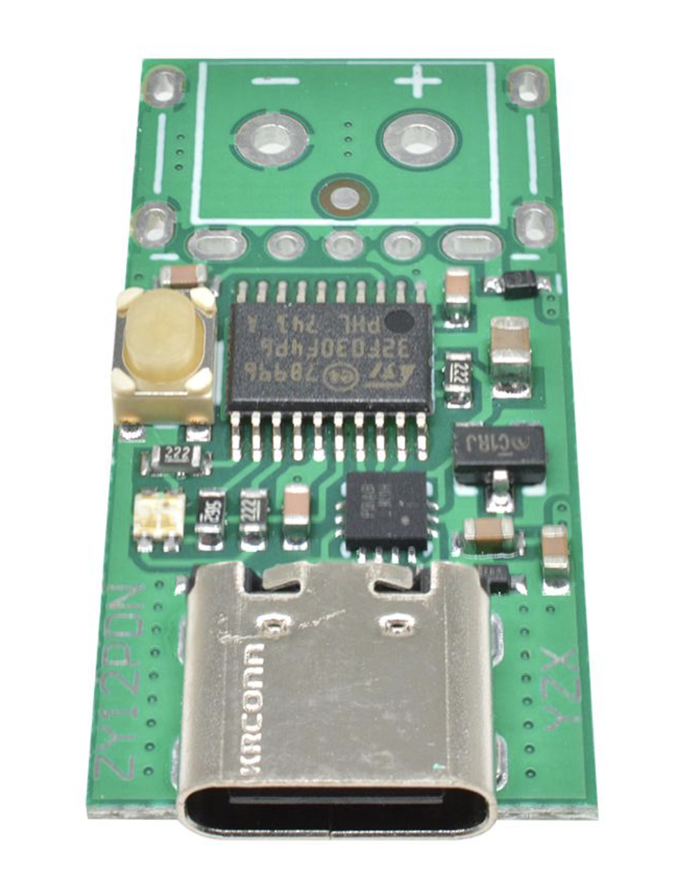 Тригер напруги YZXStudio ZY12PDN Type-C на STM 32F030F4P6, PD 2.0, 3-20В - 5/9/12/15/20В