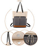 Рюкзак дівчина Нейлонова тканина Модний новий фасон Міський рюкзак стильний тільки опт, фото 9