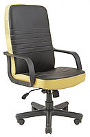 Офисное Кресло Руководителя Richman Приус Флай 2230/2201 Пластик М2 AnyFix Черно-Бежевое