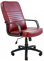 Офисное Кресло Руководителя Richman Приус Zeus Deluxe Bordo Пластик М1 Tilt Бордовое