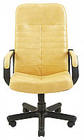 Офисное Кресло Руководителя Richman Приус Мадрас Gold Beige Пластик Рич М1 Tilt Бежевое
