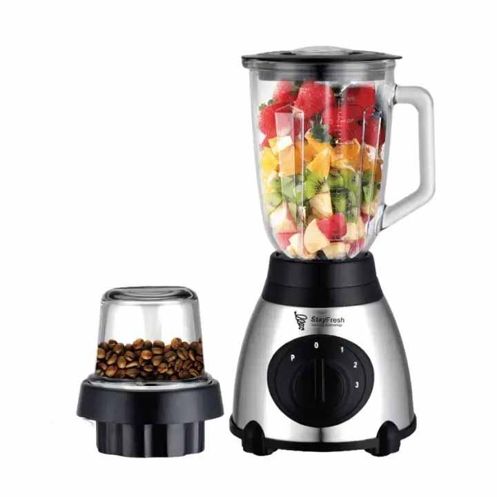 Електричний стаціонарний блендер з кавомолкою 2в1 RAF R.288 850 Вт подрібнювач