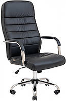 Офисное кресло руководителя Richman Лион Хром М2 AnyFix Черное
