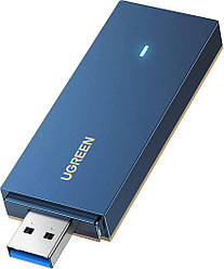 Wi-Fi-адаптер UGREEN USB Wifi 6 дводіапазонний для ПК 1800 Мбіт/с 5G 2.4G (CM499)