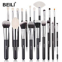 Набор кистей для макияжа BEILI B20 Black 20 шт (7Q8GW92X) комплект кисточек Б1494-б