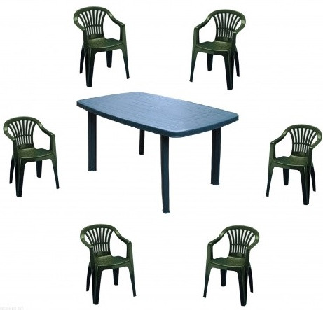 Комплект садовый Faro зеленый от Матрас Диван Ком