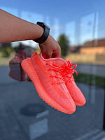 Женские кроссовки Adidas Yeezy Boost 350 V2 Mono Orange Coral