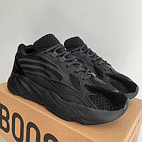 Мужские кроссовки Adidas Yeezy Boost 700 Black NO LOGO