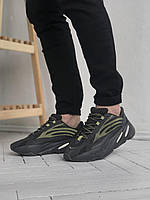 Женские кроссовки Adidas Yeezy Boost 700 V2 Vanta Leather Black