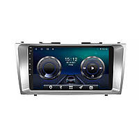 Штатна магнітола Lesko для Toyota Camry VI (XV40) 2006-2009 екран 9" 4/32 4G+CarPlay GPS Тойота камрі