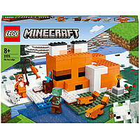 Конструктор LEGO Minecraft Лисья хижина (21178) Лего Майнкрафт Б0692-б