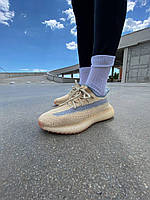 Мужские и женские кроссовки Adidas Yeezy Boost 350 V2 Yellow Linen