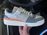 Мужские кроссовки Adidas Forum 84 Low Grey Orange