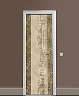 Декоративная наклейка для двери Каменные узоры виниловая пленка с ламинацией 60*180 см Текстура Серый