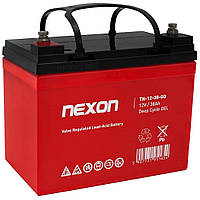 Аккумулятор NEXON GEL DEEP CYCLE 38Ah 12V (TN-12-38-GD) акб для дома, аккумуляторная батарея Б0785-б