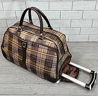 Средняя дорожная сумка на колесиках с телескопической ручкой 53х31х26 см 43 л (1826-5) Б0836-б