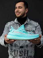 Женские кроссовки Adidas Yeezy Boost 350 V2 Blue-Green