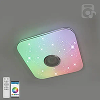 Управляемая светодиодная музыкальная люстра Esllse MUSIC RGB 40W S-APP-390-WHITE/CHROME-220 IP20