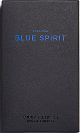 ZARA Man Blue Spirit 100 мл туалетна вода чоловіча  (оригінал Іспанія)