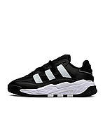Мужские кроссовки Adidas Niteball Leather Black White