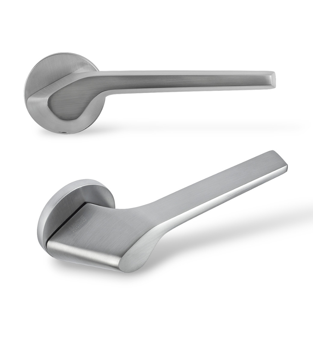 Ручки для міжкімнатних дверей MVM/ LINDE A-2020 MC матовий хром, фото 1