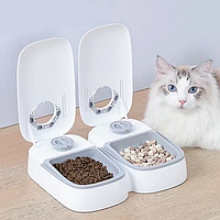 Автоматическая кормушка для домашних животных умный дозатор с таймером для кошек и собак