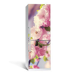 Вінілова наклейка на холодильник Романтик ламінована подвійна ПВХ плівка самоклеюча 60х180 см