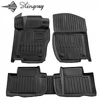 Резиновые 3D коврики в салон на Mercedes-Benz X164 GL 2006-2012 Stingray