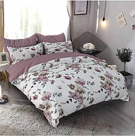 Двуспальный комплект постельного белья из ткани Бязь Голд "Гибискус"
