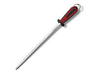 Точило мусат Victorinox Dual Grip 30см круглая форма мелкозернистое напыление Черно-красная ручка (7.8511)