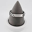 Браслет з нержавіючої медичної стали на силіконовому ремінці «Тоффі», фото 4