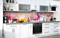 Кухонный фартук 3Д пленка Экзотический красавец фотопечать наклейка на стену Абстракция 600*2000 мм