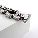 Браслет з нержавіючої медичної стали на силіконовому ремінці «Герман ІХ», фото 5