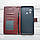 Чохол книжка Idewei для Xiaomi Redmi 12C з візитницею Коричневий, фото 4