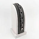 Браслет з нержавіючої медичної стали на силіконовому ремінці «Te Amo», фото 3