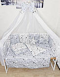 Набір постільної в ліжечко для новонароджених Bonna еліт подушки., фото 2