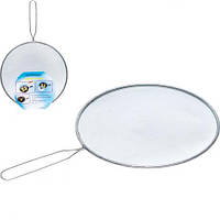 Від 4 шт. Кришка-сітка для сковороди з ручкою  захист від бризок жиру FBG-25cm купити дешево оптом в інтернет-магазині