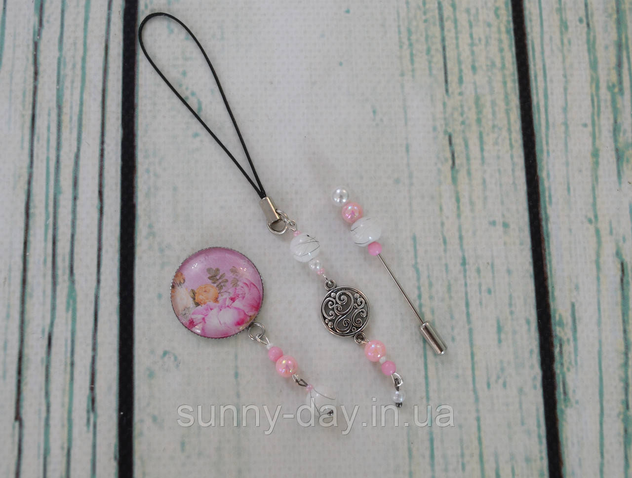 Комплект аксесуарів "Сріблясті вензелі", фото 1