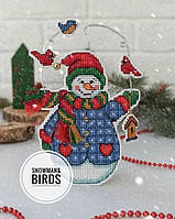 Набір для вишивання хрестиком Затишні хрестики "Snowman&Birds"