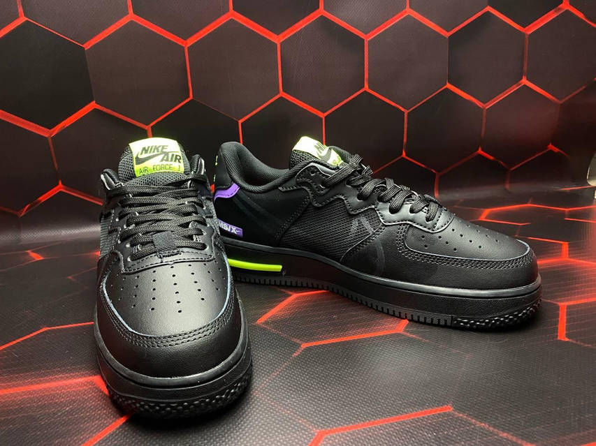 Nike air force black with stars best sale
