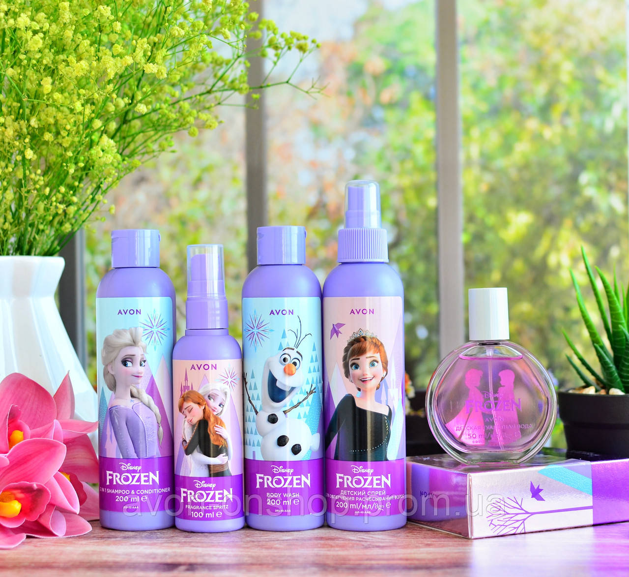 Детский парфюмерно-косметический набор для девочки Avon Frozen из 5-ти продуктов (Эйвон фрозен) - фото 1 - id-p1876201534