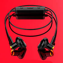 Hoco бездротові навушники Bluetooth, спортивні, вакуумні, чорні, фото 2