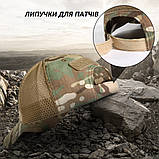 Тактична бейсболка Каратель мультикам ЗСУ кепка Punisher з черепом Ріпстоп військова кепка Пунішер, фото 3