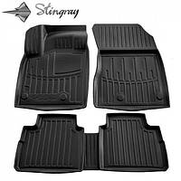 Резиновые 3D коврики в салон на Nissan X-Trail (T33) 2021- Stingray