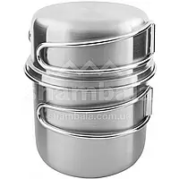 Набор кружек Tatonka Handle Mug 500 Set, Silver (TAT 4172.000)